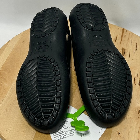 Crocs Kadee Women's Black Slip On Flats NWT - Size 11 & 42/43 EUR - Picture 7 of 7